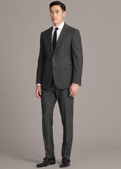 Men's Ralph Lauren RLX Gregory Wool Twill Suits | 683021QKW